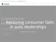 Tablet Screenshot of mosaiccs.com